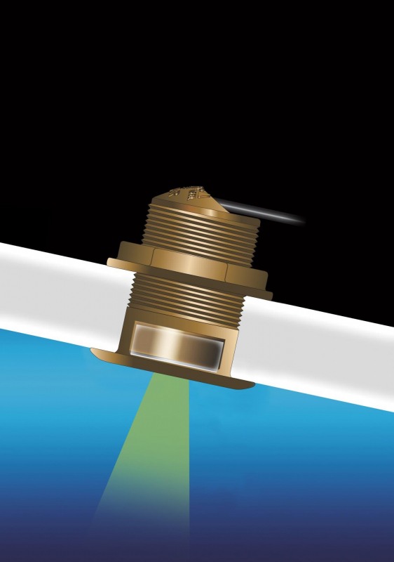 Raymarine B117, Bronze-Durchbruchgeber für Tiefe