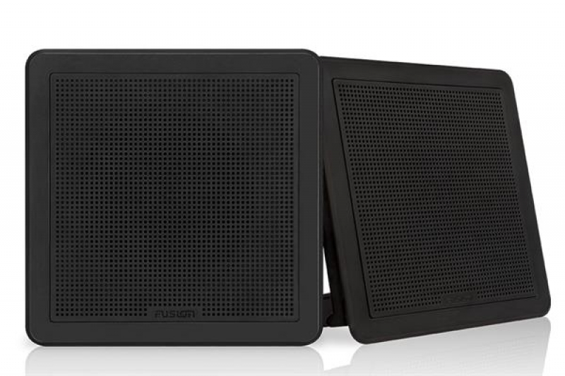 Fusion FM-F77SB 7,7" Flush Mount Lautsprecher, quadr schwarz Fusion FM-F77SB 7,7" Flush Mount Lautsprecher, quadr schwarz