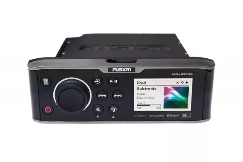Fusion MS-UD755 Radio - AM/FM/Unidock/Bluetooth/USB/NMEA2000 - 4 Zonen Fusion MS-UD755 Radio - AM/FM/Unidock/Bluetooth/USB/NMEA2000 - 4 Zonen
