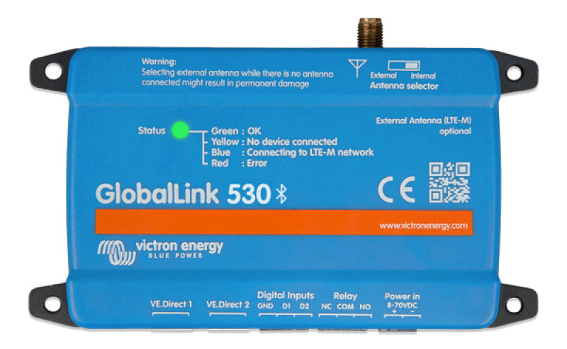 Victron GlobalLink 530 – 4G LTE Fernüberwachung inkl. SIM-Karte mit 5 Jahren Konnektivität