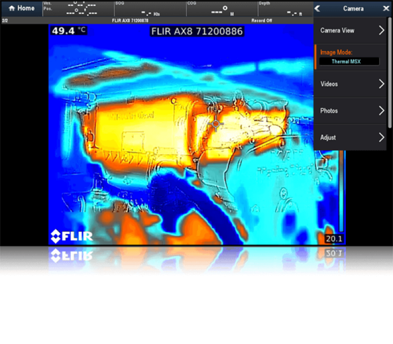 Raymarine E70321 AX8 Wärmebild- und Tageslichtkamera für Temperatur Raymarine E70321 AX8 Wärmebild- und Tageslichtkamera für Temperatur