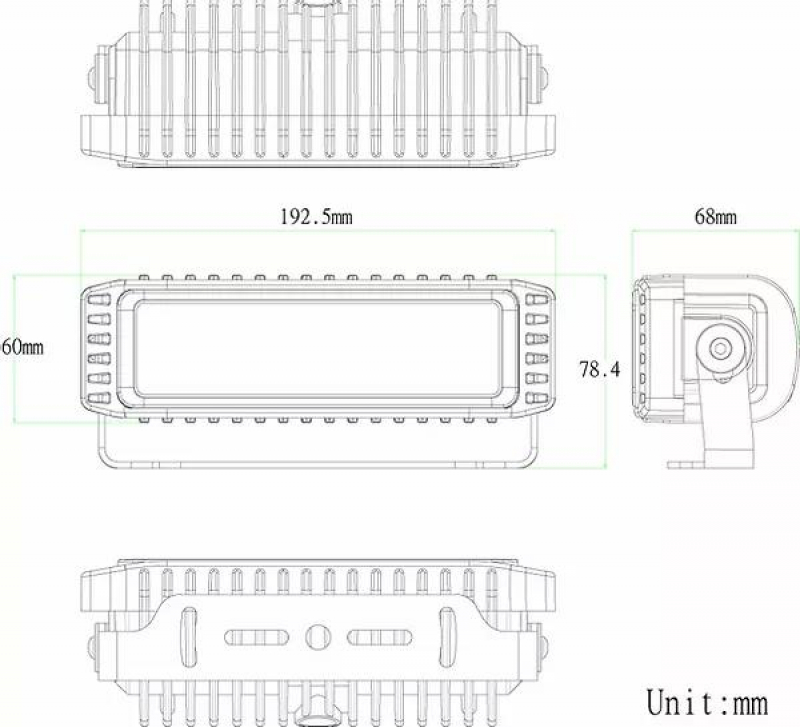 LED Decksscheinwerfer WL2201