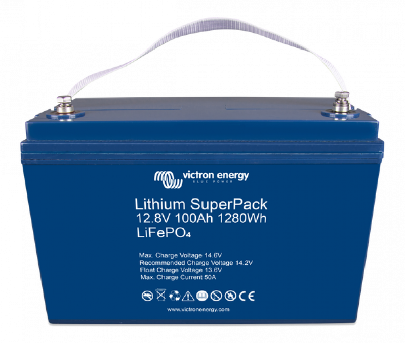 Victron Lithium SuperPack 12,8V/100Ah (M8) HighCurrent Victron Lithium SuperPack 12,8V/100Ah (M8) HighCurrent