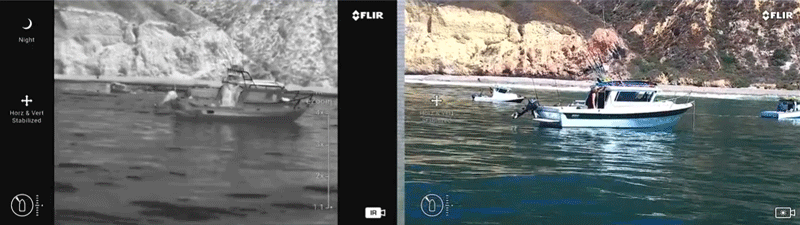 Raymarine E70519 FLIR M364C Stabilised IP Wärmebildkamera – Dual Sensor 640 × 512, 9 Hz, 24° FoV, Pan & Tilt