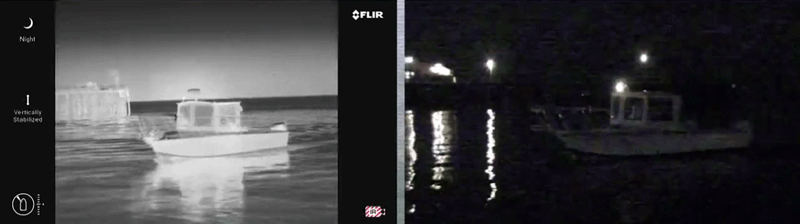 Raymarine E70518 FLIR M364C Stabilised Wärmebildkamera – Dual Sensor 640 × 512, 30 Hz, 24° FoV, Pan & Tilt