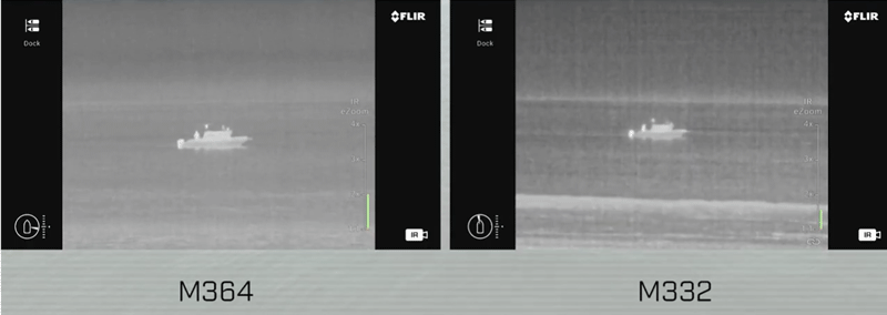 Raymarine E70527 FLIR M332 Stabilised Wärmebildkamera – 320 × 256, 30 Hz, 24° FoV, Pan & Tilt, elektronischer Zoom