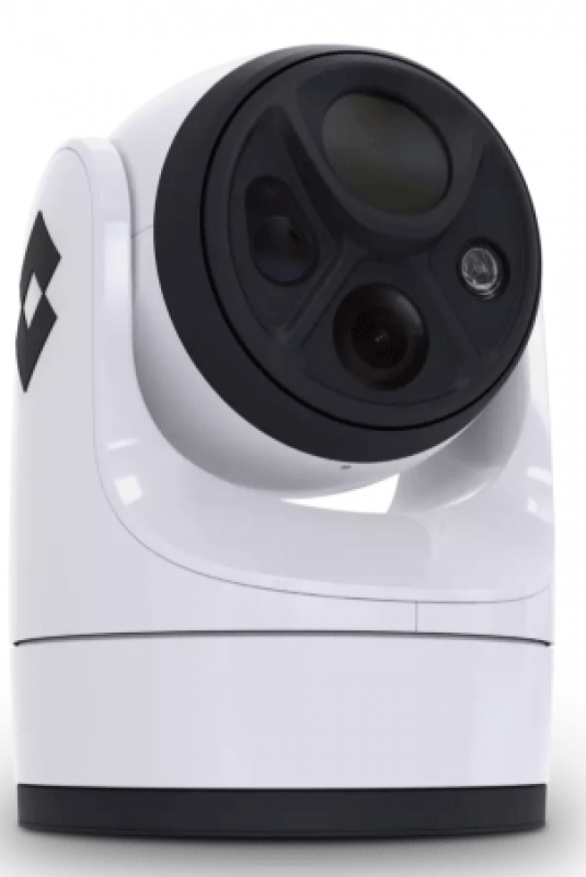 Raymarine E70682 FLIR M560 Stabilised Wärmebildkamera – 3-Achsen, gekühlt, 640 × 512, optischer Zoom, 4K Low-Light-Kamera, LED-Spotlight (ohne LRF)