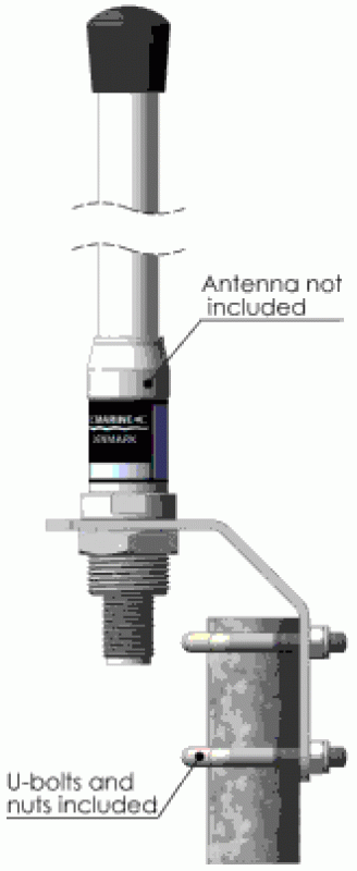 AC-Marine N157F - Universalhalterung für Antennen mit Innengewinde