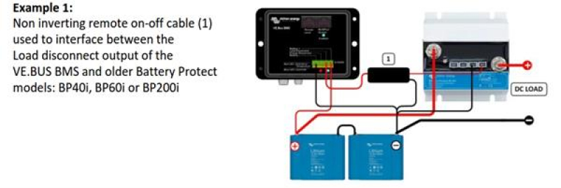 Victron Non-inverting remote on-off cable