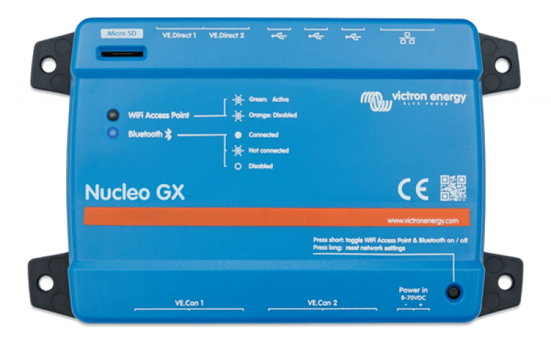 Victron Nucleo GX – leistungsstarke GX Kommunikationszentrale mit VE.Can, VE.Direct, Ethernet & WLAN