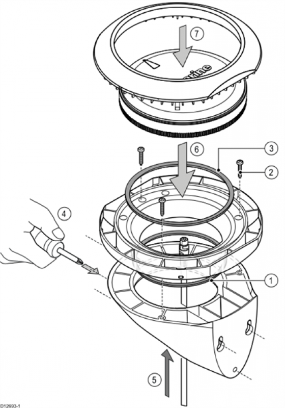 Raymarine R70161 Dichtungssatz für Evolution EV-Sensor
