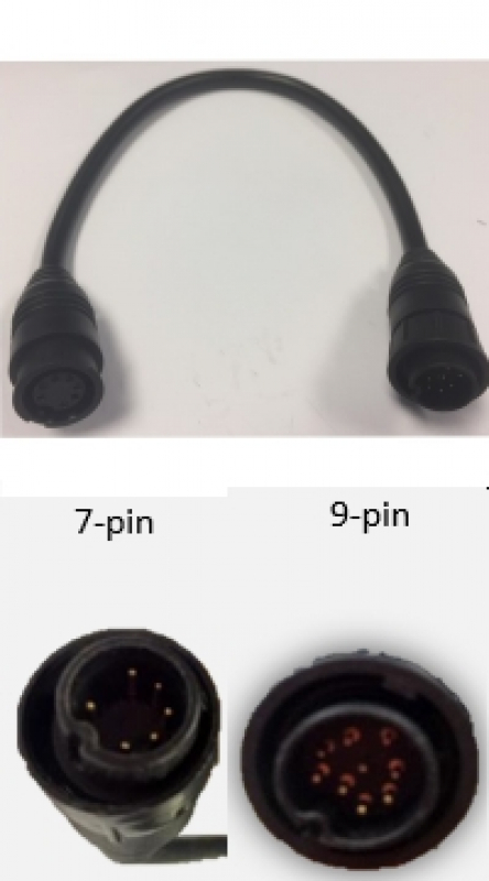 Raymarine A80484 Geberadapterkabel 9-Pin Gerät auf 7-Pin Geber