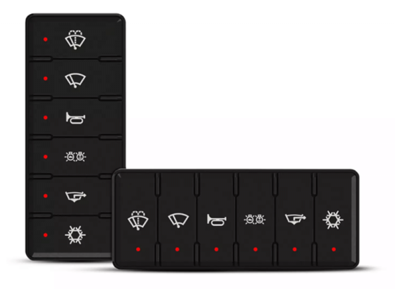 Raymarine E70443 RMK-6 Remote-Tastatur – 6-Tasten Digital-Switching Keypad für YachtSense und NMEA2000