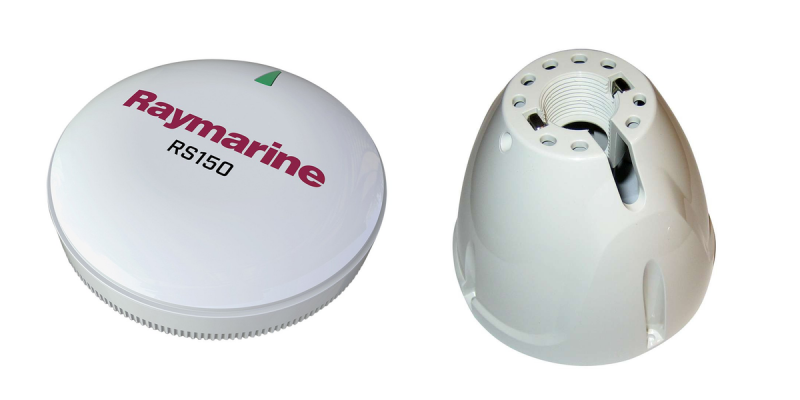 Raymarine RS150 GNSS GPS-Antenne mit Mast-Montagekit und SeaTalkng Anschluss (T70327)