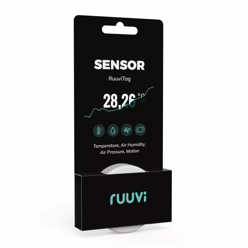 Ruuvi Sensor Tag1 - Temperatur, Luftfeuchte, Luftd Ruuvi Sensor Tag1 - Temperatur, Luftfeuchte, Luftd