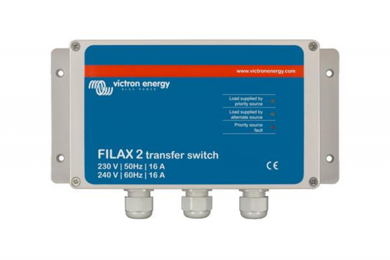 Victron Filax 2 Transfer Switch CE 230V/50Hz-240V/60Hz Victron Filax 2 Transfer Switch CE 230V/50Hz-240V/60Hz