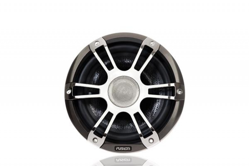 Fusion SG-FL652SPC 6,5" Marine Einbau-Lautsprecher 230W, Grau/Chrome Sportgrill mit LED Beleuchtung CRGBW Fusion SG-FL652SPC 6,5" Marine Einbau-Lautsprecher 230W, Grau/Chrome Sportgrill mit LED Beleuchtung CRGBW