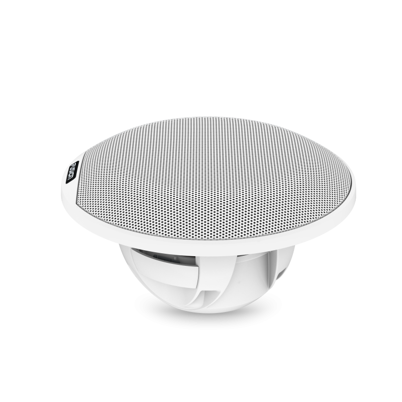 Fusion SG-F653W 6,5" Marine Einbau-Lautsprecher 230W (1 Paar), Classic-White-Grill Fusion SG-F653W 6,5" Marine Einbau-Lautsprecher 230W (1 Paar), Classic-White-Grill