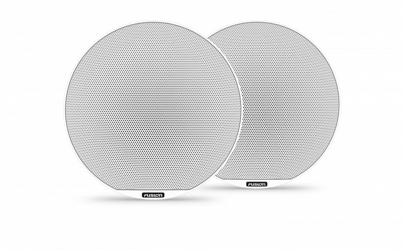 Fusion SG-F883W 8,8" Marine Einbau-Lautsprecher 330W (1 Paar), Classic-White-Grill Fusion SG-F883W 8,8" Marine Einbau-Lautsprecher 330W (1 Paar), Classic-White-Grill
