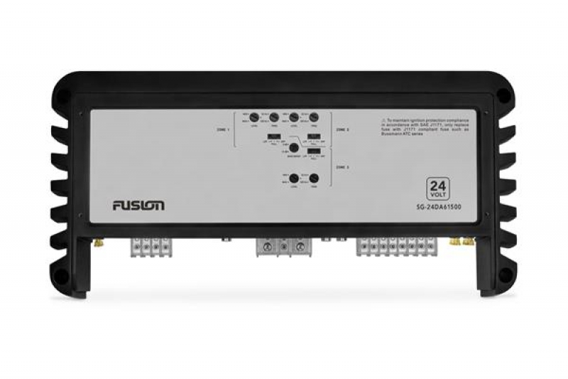 Fusion SG-24DA61500 - 24V Verstärker 6 Kanal 1500W Fusion SG-24DA61500 - 24V Verstärker 6 Kanal 1500W