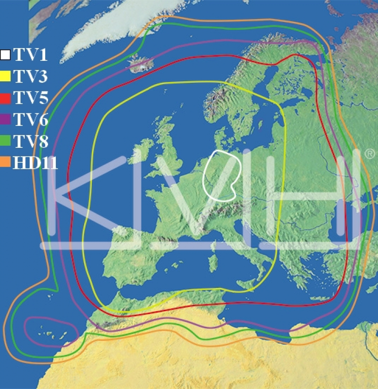 KVH TracVicion TV3 nachführende SAT-TV Antenne mit Single LNB