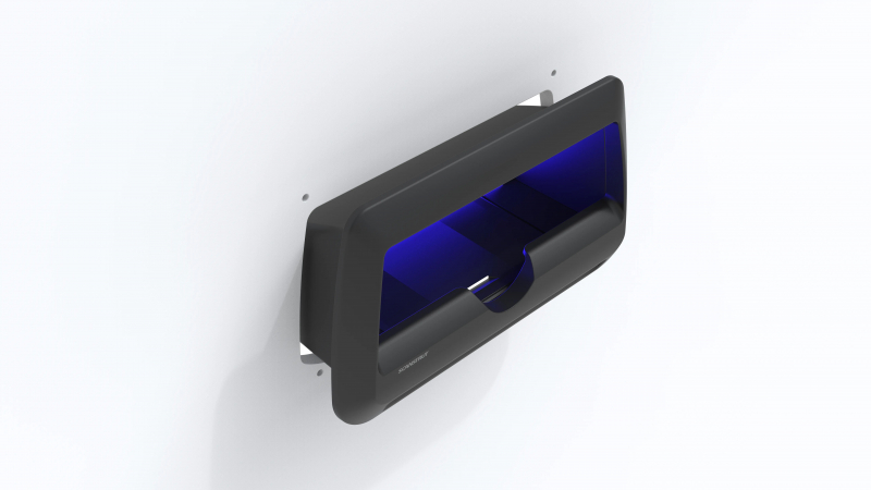Scanstrut QI-Ladegerät mit Ablagefach und RGB-Beleuchtung Scanstrut QI-Ladegerät mit Ablagefach und RGB-Beleuchtung
