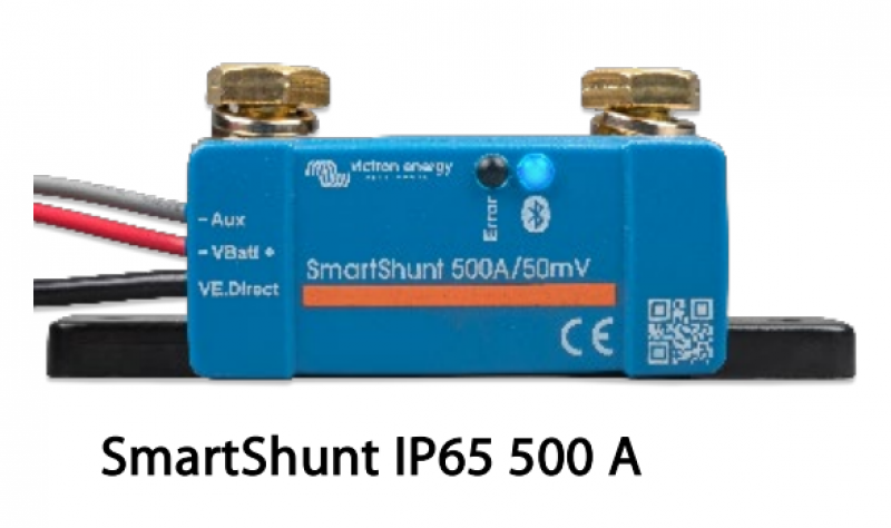 Victron SmartShunt 500A/50mV IP65 Victron SmartShunt 500A/50mV IP65