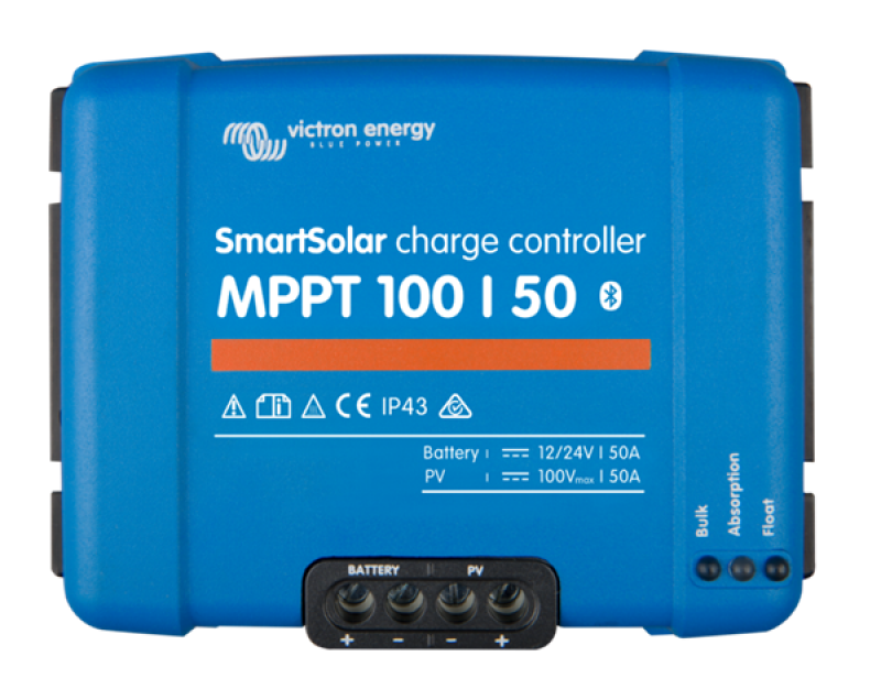 Victron Solar Laderegler SmartSolar MPPT 100/50 (12/24V-50A) Bluetooth