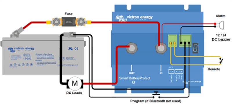 Victron Smart BatteryProtect 12/24V-65A Victron Smart BatteryProtect 12/24V-65A