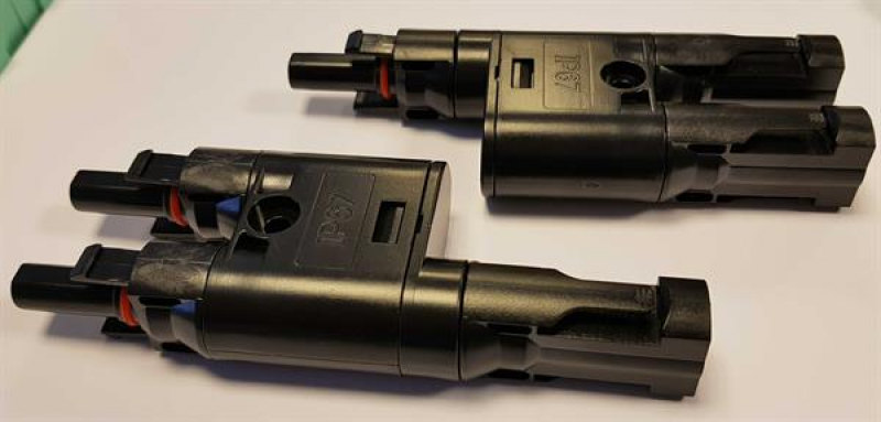 Solar MC4 T-Verbinder Stecker/Buchse (Paar)