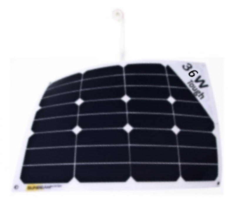 Sunbeam System Tough 37W Flush flexibles begehbares Solarmodul Sunbeam System Tough 37W Flush flexibles begehbares Solarmodul