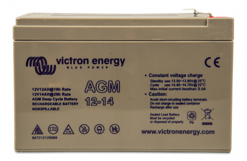 Victron AGM Deep Cycle Batterie 12V/14Ah