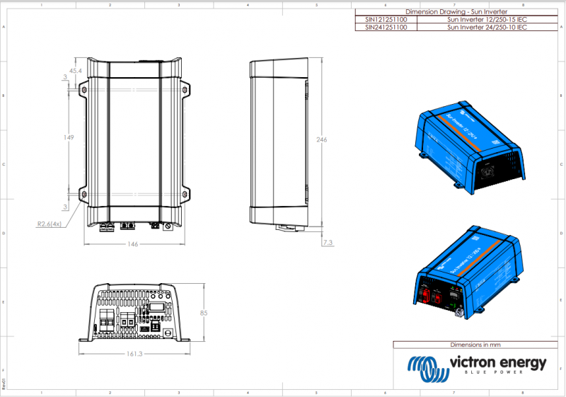 Victron Sun Inverter 24/250-10 IEC Victron Sun Inverter 24/250-10 IEC