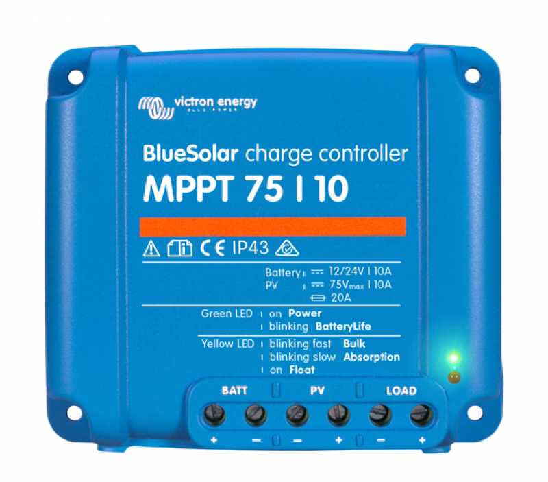 Victron Solar Laderegler BlueSolar MPPT 75/10 (12/24V-10A) ohne Bluetooth Victron Solar Laderegler BlueSolar MPPT 75/10 (12/24V-10A) ohne Bluetooth