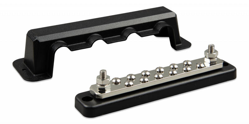 Victron Busbar 250A 2P with 12 screws +cover