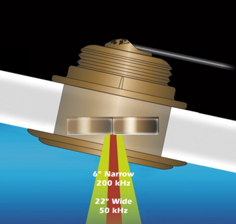 Raymarine B164, Bronze-Durchbruchgeber für Tiefe & Temperatur Raymarine B164, Bronze-Durchbruchgeber für Tiefe & Temperatur