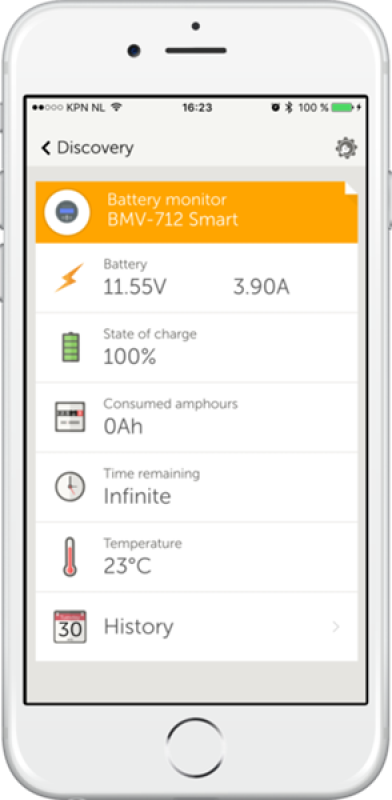 Victron Battery Monitor BMV-712 Smart Bluetooth grau