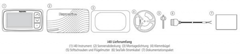 Raymarine E70066 i40 Bidata Instrument Raymarine E70066 i40 Bidata Instrument