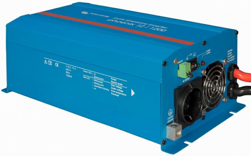 Victron Phoenix Inverter 12/1200 Schuko 230V VE.Direct Victron Phoenix Inverter 12/1200 Schuko 230V VE.Direct