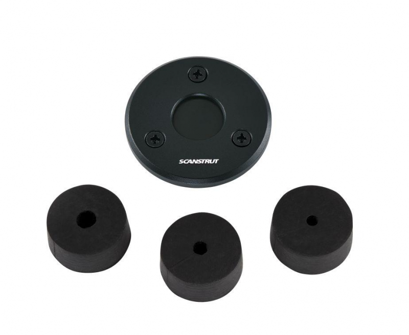 Scanstrut Decksdurchführung Aluminium schwarz 4-9mm Kabel 21mm Stecker Scanstrut Decksdurchführung Aluminium schwarz 4-9mm Kabel 21mm Stecker