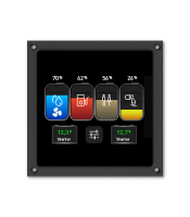 Philippi Tankmonitor VTM2 für 4 Tanks mit 3,5" TFT Touchdisplay