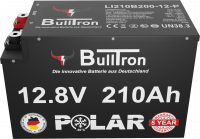 BullTron Lithium Batterie 12,8V 210Ah Smart BMS Po