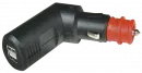 Philippi ProCar UWB 12/24 - Winkelbare USB-Doppelsteckdose