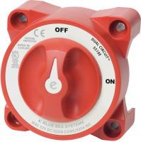 BlueSea Batteriehauptschalter 1-0 (2-polig) 350A rot