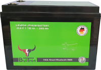 BullTron Lithium Batterie 25,6V 100Ah Smart BMS Polar