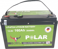 BullTron Lithium Batterie 12,8V 160Ah Smart BMS Polar