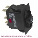 Carling CA1016 LED rot - Schalter on/off/on