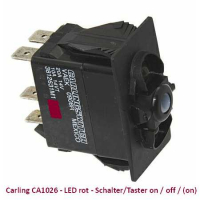 Carling Ca1026 LED rot - Schalter/Taster on/off/(on)