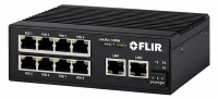 FLIR 4230175 Industrieller PoE-Switch – 8-Port, 12–36 V DC, für FLIR und Raymarine Kamerasysteme