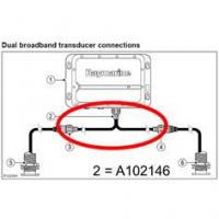 Raymarine A102146 - CP470/CP570 Y-Kabel